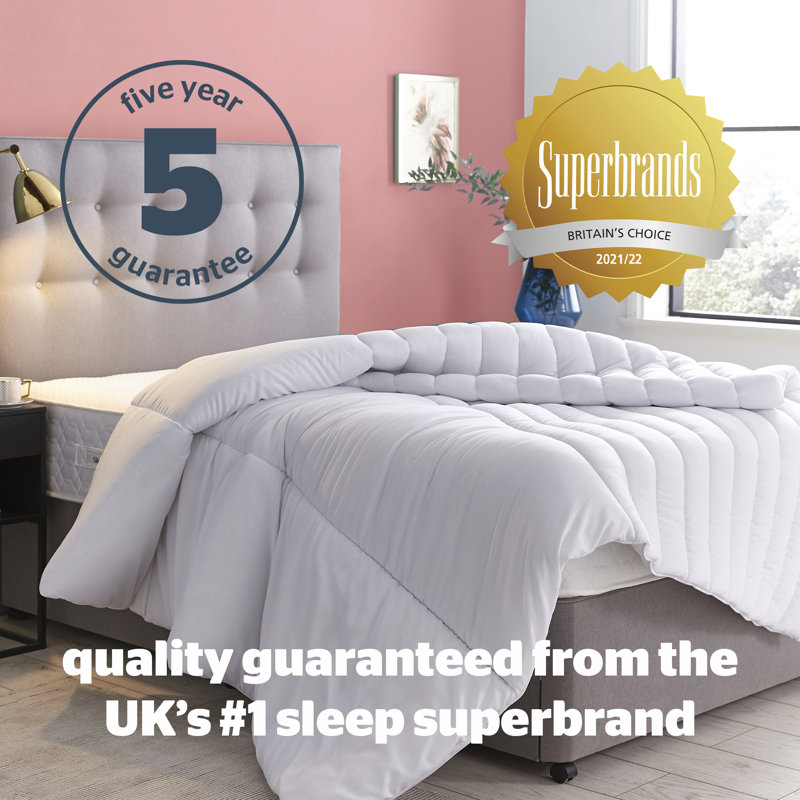Silentnight Yours And Mine Dual Tog Duvet - 10.5/13.5 Tog, Double (200x200cm)