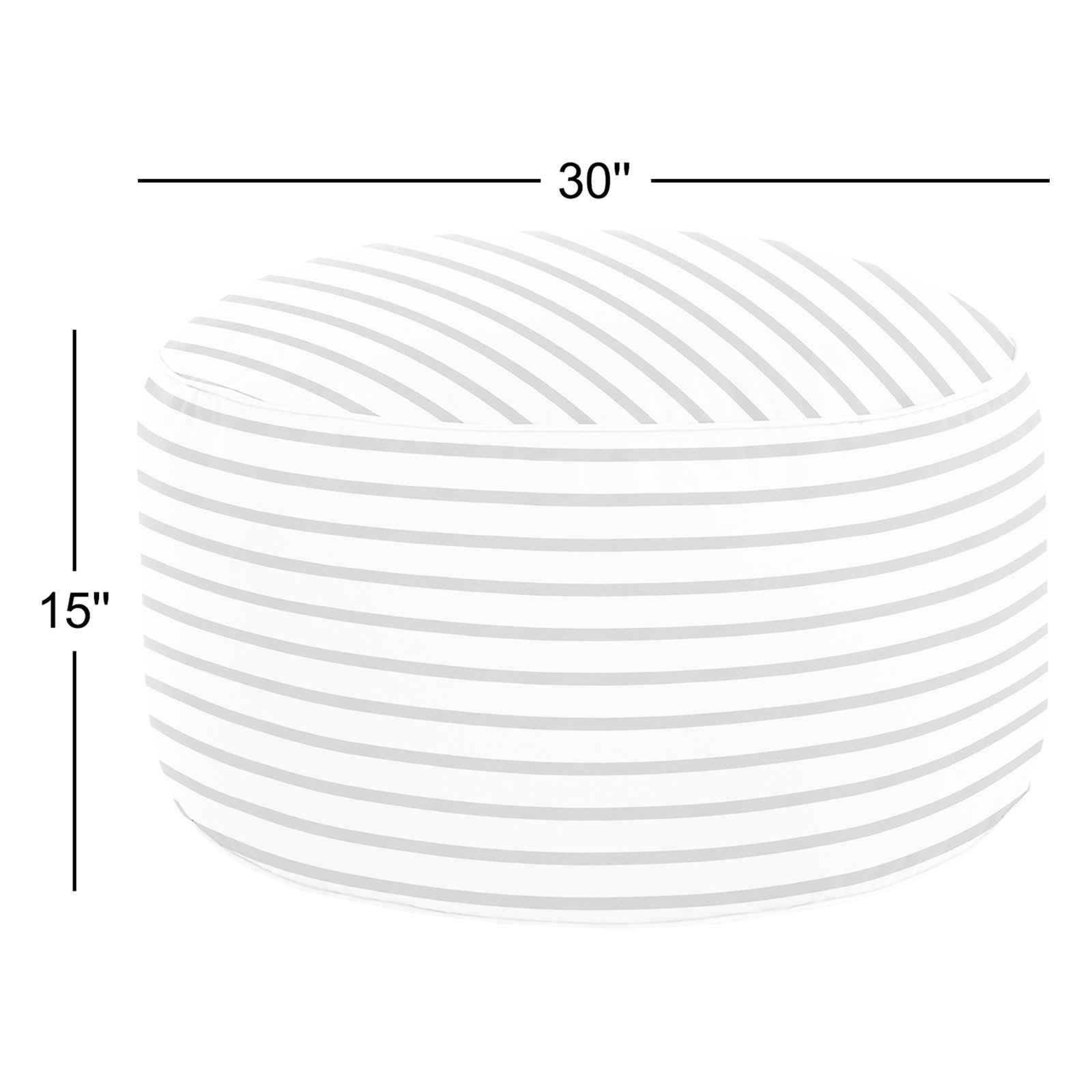Moseley Round Upholstered Outdoor Ottoman