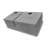 Ruvati 33-inch Low-Divide Undermount 40/60 Double Bowl Rounded Corners Stainless Steel Kitchen Sink