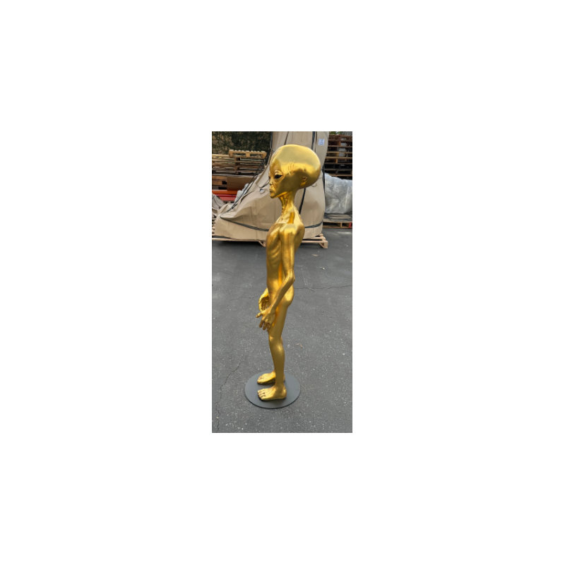 Statue dorée extraterrestre Roswell