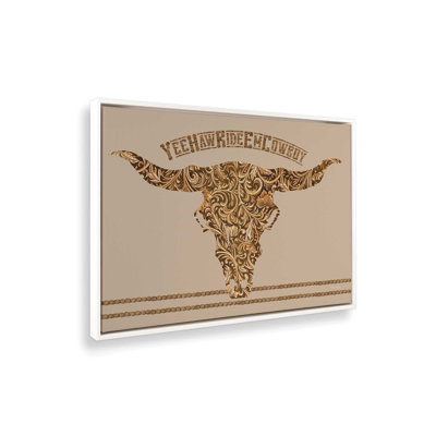 Yee Haw Ride Em Cowboy by Cindy Jacobs Art Print
