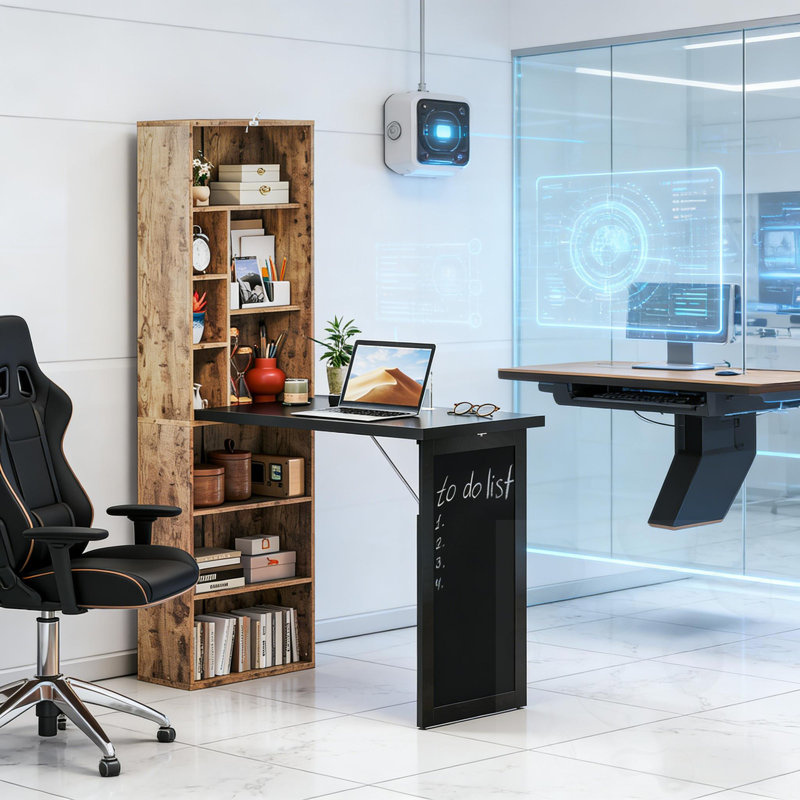 Fold-out Convertible Office Desk