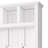 Farmhouse Wooden Style Hall Tree with Wide Storage Seating Bench