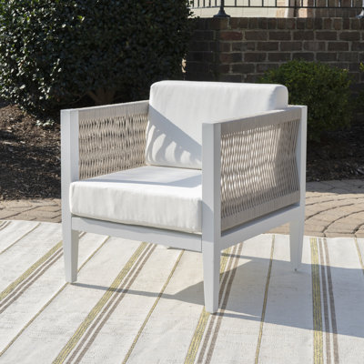 Chaise d'appoint en aluminium Lilah