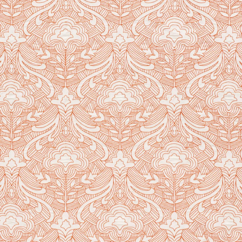 Hendrix Linen Blend Fabric, Orange