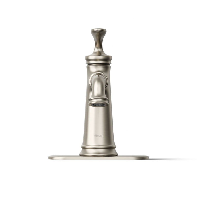 Bellera Single-Handle Bathroom Sink Faucet, 1.2 Gpm In Polished Chrome, Vibrant Brushed Nickel, 1.2 