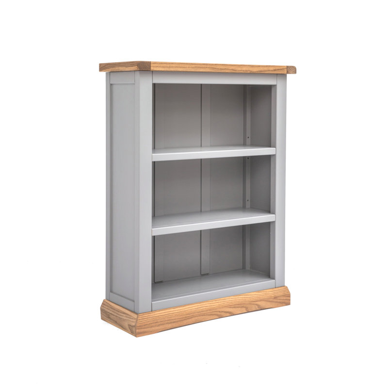 Aviva 90cm H x 70cm W Standard Bookcase, Grey