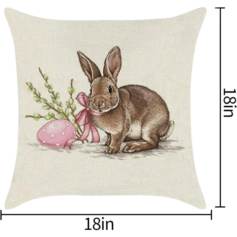 Housse de coussin réversible 