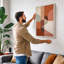 Shapes in Harmony Mid-Century - Wrapped Canvas-250993843-250993850