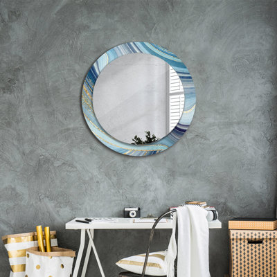 Huldar Glass Flat Wall Mirror