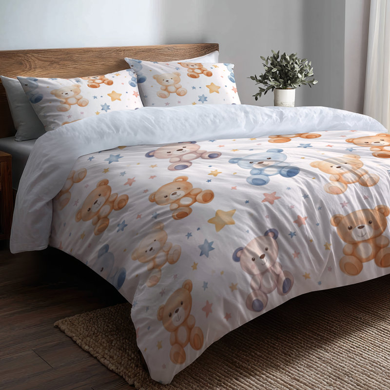 Ensemble d'édredon pour enfants 6 pièces, King Comforter + 3 Additional Pieces
