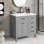Armoire de salle de bain 36 po avec tiroirs, lavabo non inclus