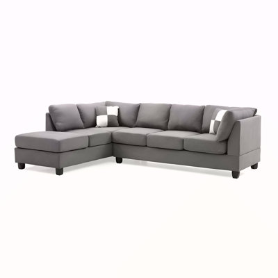 Canapé modulaire Malone (3 boîtes), gris