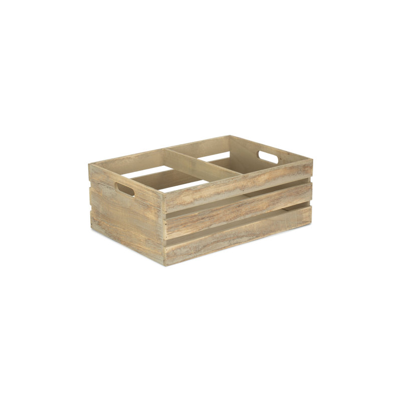 Schulen Solid Wood Storage Bin, 18cm H x 45cm W x 32cm D