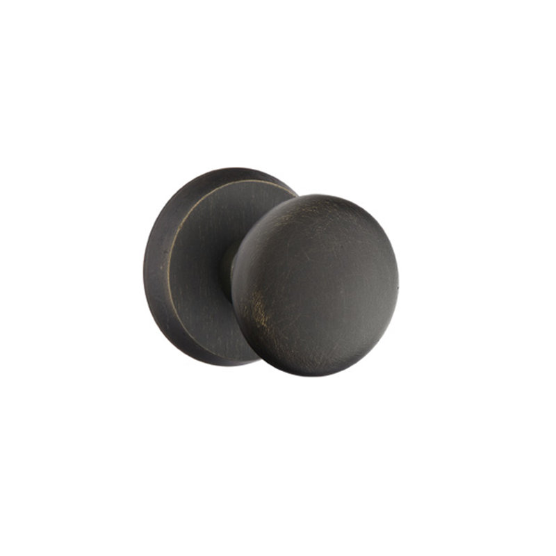 Winchester Keyed (Entry) Door Knob with Rosette, Medium Bronze