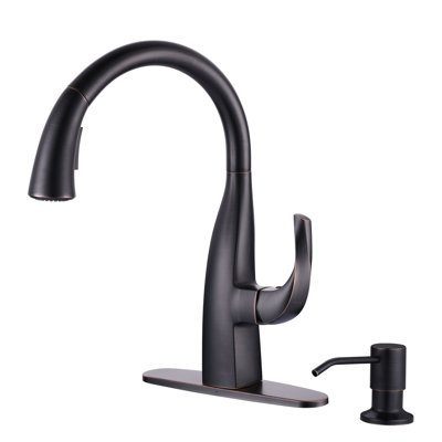 WOWOW Kitchen Faucet with Soap Dispenser