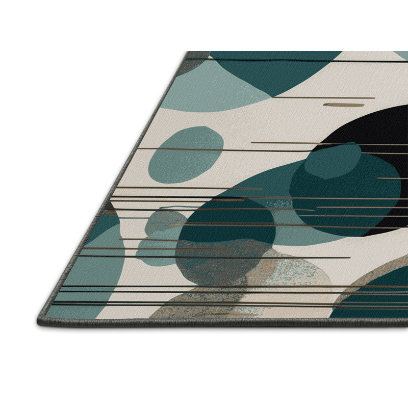 Warp Cusp Rug, Rectangle 3' x 5'