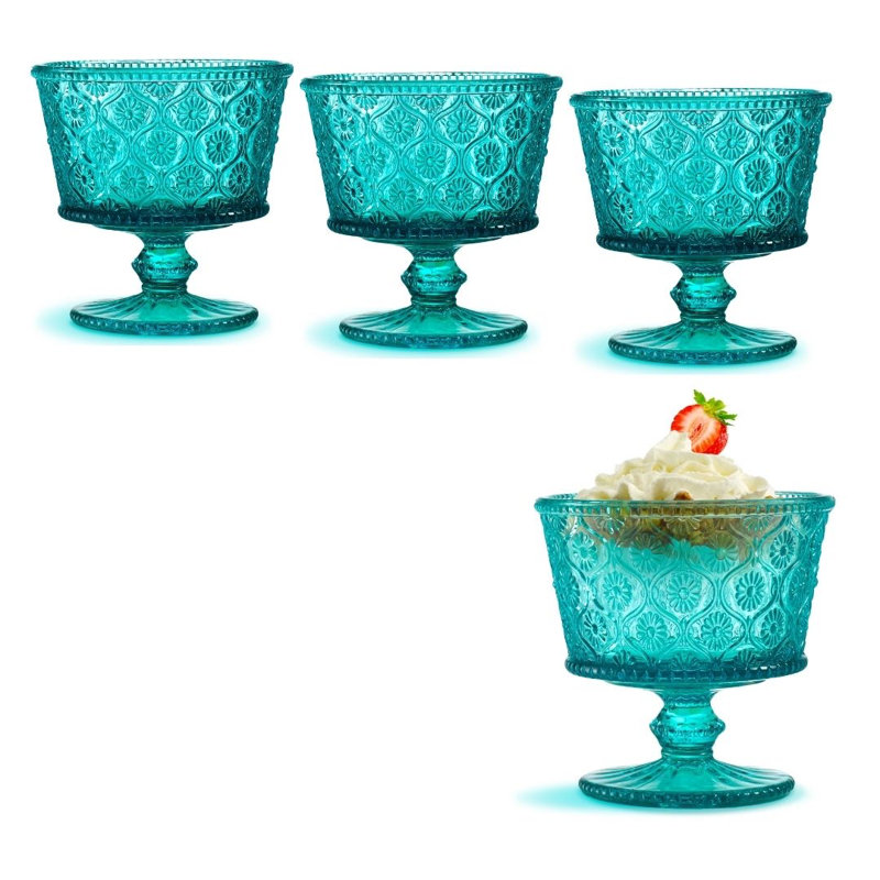 Bol à dessert Mitzi, Turquoise