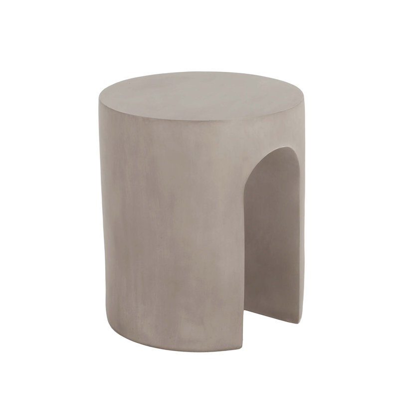 Table d'appoint d'extérieur ronde en U Mgo