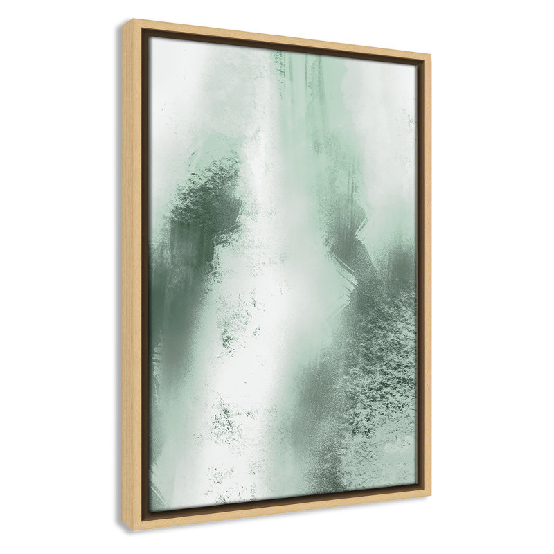 «Quietude Smudges I Print» par Marcus Prime, L 13,5 po x H 19,5 po, Flotteur naturel