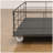 Bed Frame with LED, Wings Headboard Design-1385725513-1385725512