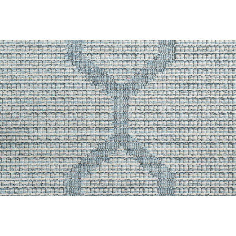 Carrizal Geometric Indoor / Outdoor Area Rug, Rectangle 80 x 150cm