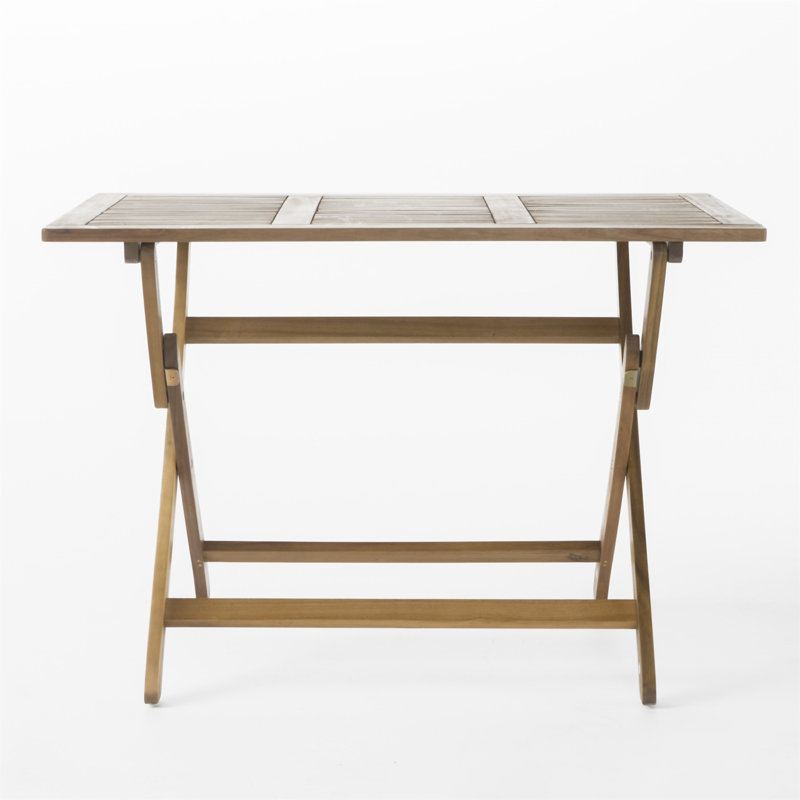 Positano 43.5'' Foldable Table （Only Include Table), Natural