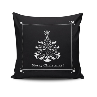 Housse et insert de coussin carré en mélange de coton Cecy