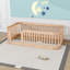 Lit simple en bois avec coins arrondis-687931775
