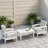 Hdpe All-weather Two Single Sofas & Coffee Table Set – Compact Outdoor Patio Conversation Set-763905060
