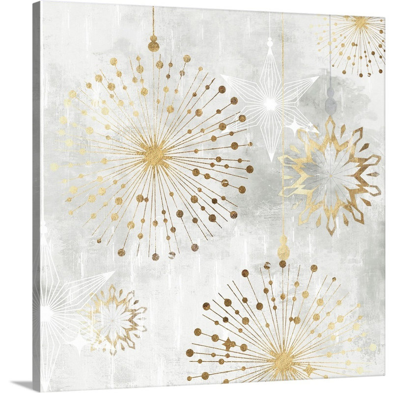 « Réveillon du nouvel an »-reproduction d’art sur toile, H 16 po x l 16 po x P 1,25 po, Toile tendue