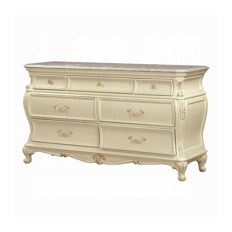 Commode Chantelle, Doré