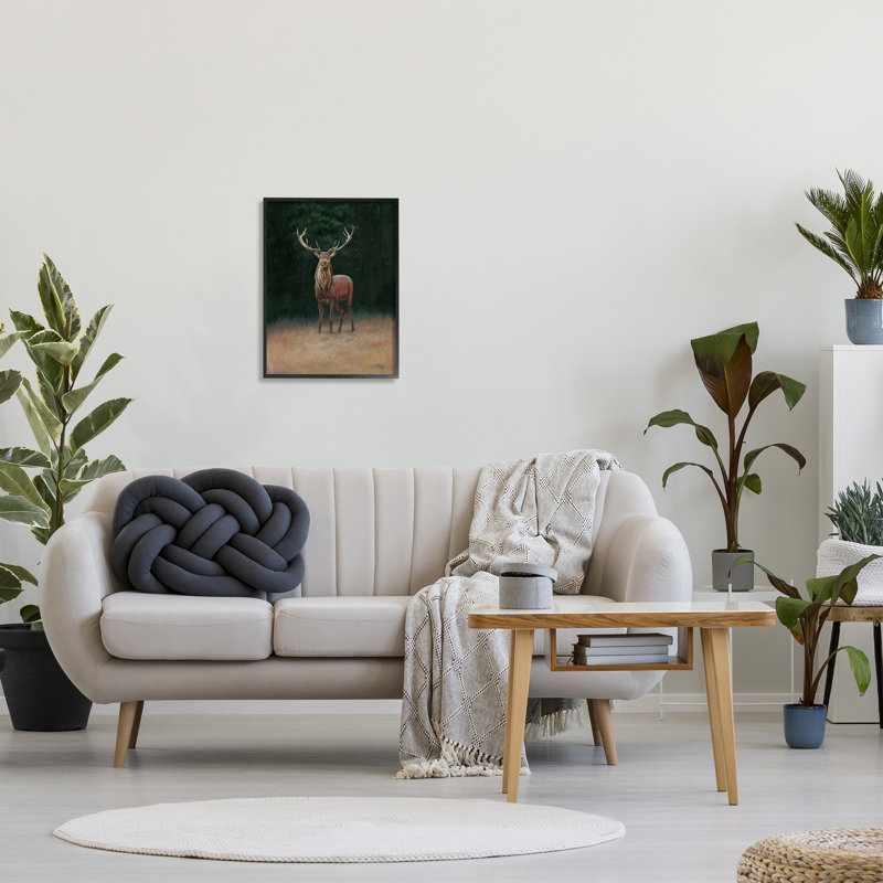 «Stupell Industries Deer in Forest Clearing», art mural sur toile par Wellington Studio, H 20 po x l 16 po x P 1,5 po