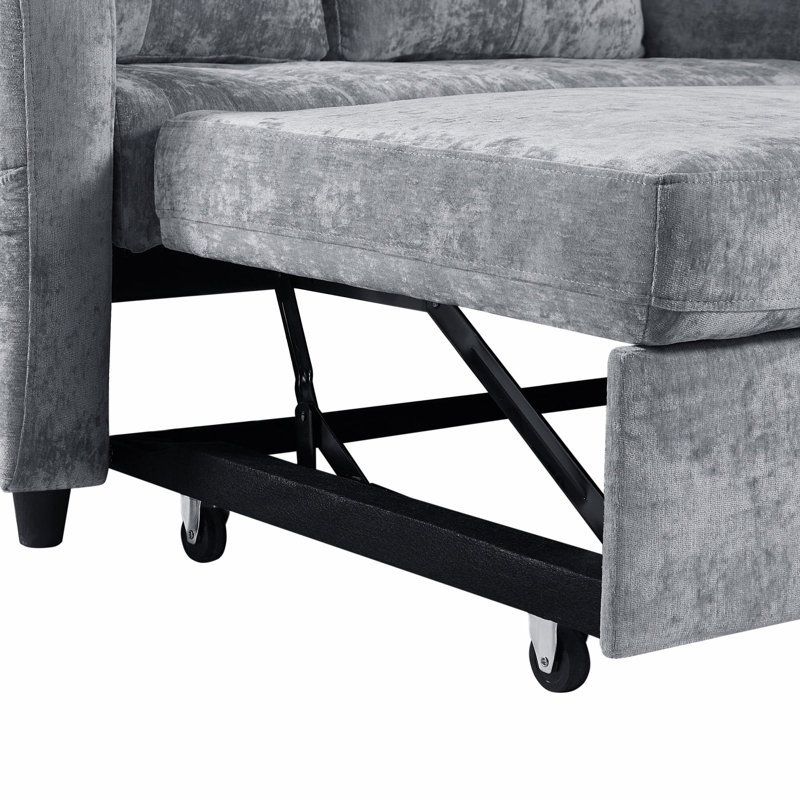 Canapé-lit polyvalent et moderne avec des caractéristiques avancées pour un confort ultime, Grey