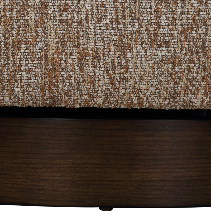 Chaise pivotante en tissu Nickson