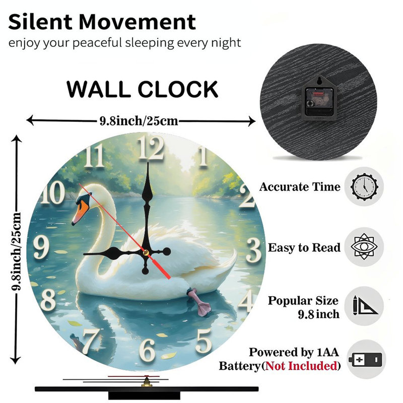 Horloge numérique brillante