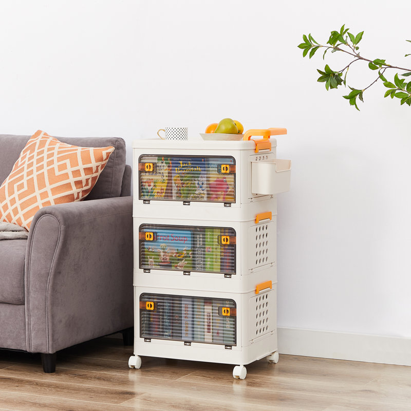 Aarn Plastic with Lids 3 Tier, 3 Pieces Stackable for Storage, with Lids