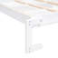 Grand lit escamotable mural avec tablettes