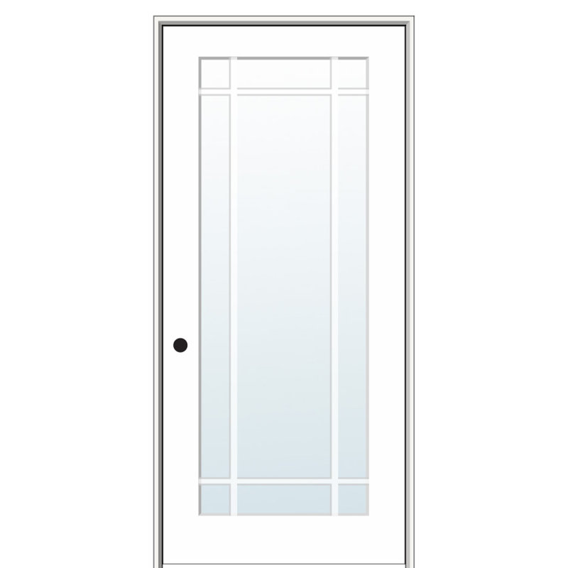 Portes françaises en verre, 36 po x 80 po, Côté droit