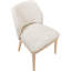 Chaise rembourrée en tissu texturé beige Valeo-1921751700-1921751702
