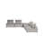 Charmie Velvet L-Shaped Sectional Reversible-88309966