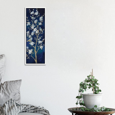 Indigo Spring II 1 Piece Panoramic Painting on Canvas