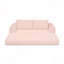 Canapé-lit pliant convertible 2-en-1, canapé-lit en velours côtelé moderne avec 2 * coussins, canapé-lit modulaire sans dossier avec lit escamotable, canapé-lit pliant pour salon-1373987464-1373987475-1373987484