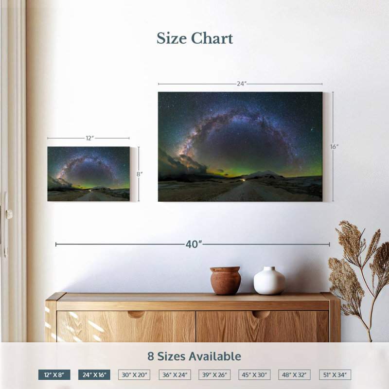Oberle Mount Elbrus Milky Way, 16" H x 24" W