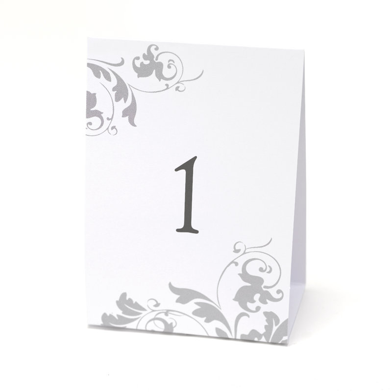 Cardstock Table Number