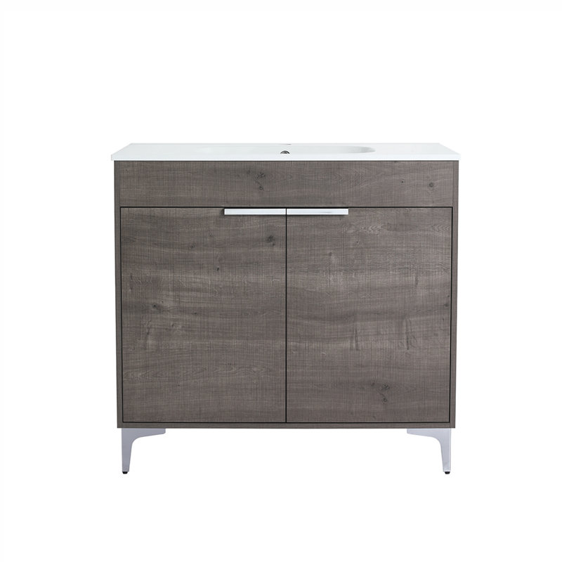 Taylun 36'' Single Bathroom Vanity with Resin Top