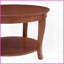 Table basse en bois peu encombrante avec rangement ouvert à 2 niveaux pour le salon, facile à assembler-1934457601