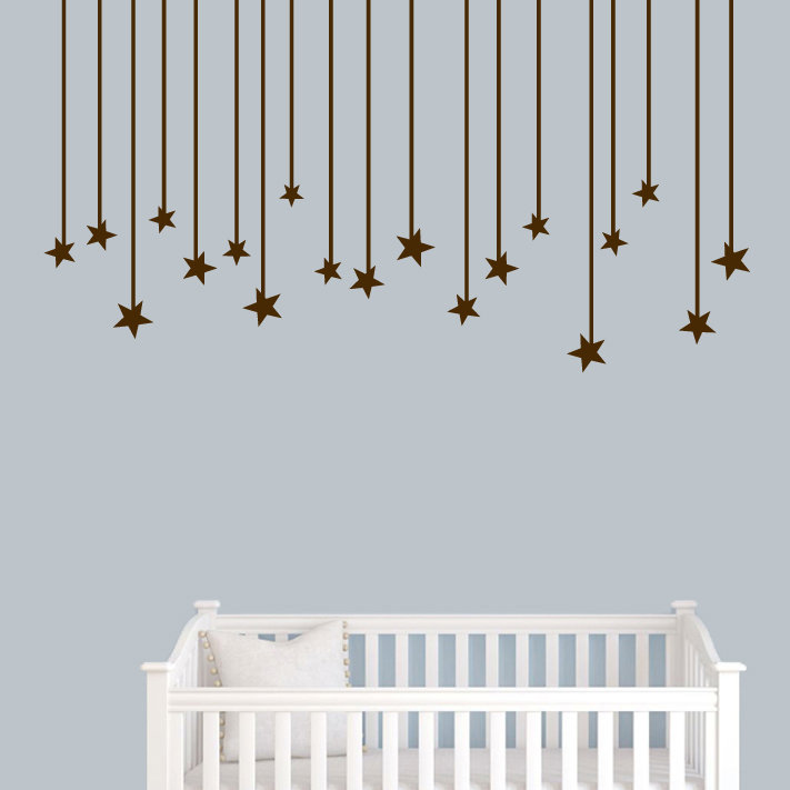 Etheridge Abstract Wall Decal, Brown