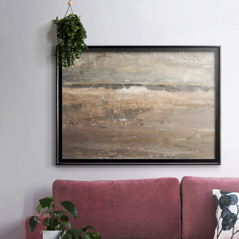 «Early Evening Light II», toile tendue avec châssis, H 18 po x l 26 po x P 1,5 po, Noir
