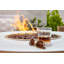 Biscayne 42" Round Coffee Table with Firepit